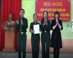 Xã Đại Đồng ra mắt Câu lạc bộ nghệ thuật chèo