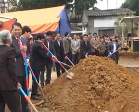 Lễ khởi công công trình giao thông nông thôn khu vực Tam Cảnh- xã Đồng Trúc