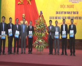 Thành lập Trung tâm giáo dục nghề nghiệp- giáo dục thường xuyện huyện Thạch Thất