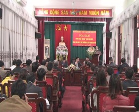 Tọa đàm phong trào Dân vận khéo tham gia bảo vệ môi trường.