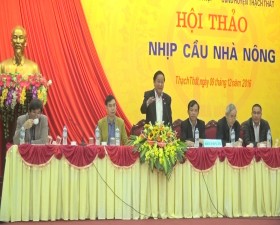 Huyện Thạch Thất tổ chức  hội thảo nhịp cầu nhà nông