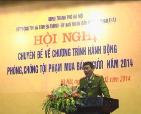 Hội nghị chuyên đề chương trình hành động phòng chống tội phạm mua bán người năm 2014