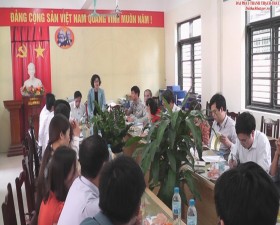 Đoàn kiểm tra Thành phố Hà Nội kiểm tra trường đạt chuẩn Quốc gia tại Thạch Thất