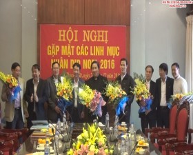 Huyện Thạch Thất gặp mặt các linh mục nhân dịp lễ Noel năm 2016