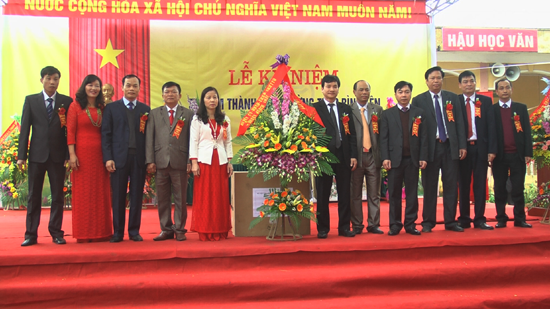 Trường THCS Bình Yên kỷ niệm 50 năm thành lập.