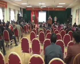 Phòng Dân tộc huyện Thạch Thất tập huấn công tác dân số cho 3 xã Miền núi huyện Thạch Thất