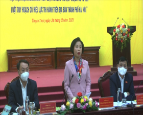 Đoàn đại biểu Quốc hội thành phố Hà Nội và Thường trực HĐND thành phố giám sát chuyên đề tại huyện Thạch Thất