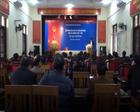 Kỳ họp thứ Năm HĐND thị trấn Liên Quan khóa 20 thành công tốt đẹp