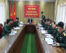 Đảng ủy Quân sự huyện Thạch Thất ra Nghi quyết thực hiện nhiệm vụ năm 2023