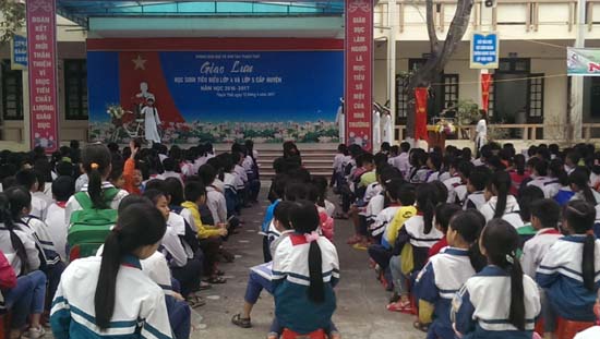 Ngày hội giao lưu học sinh tiêu biểu lớp 4, lớp 5 cấp tiểu học huyện Thạch Thất.