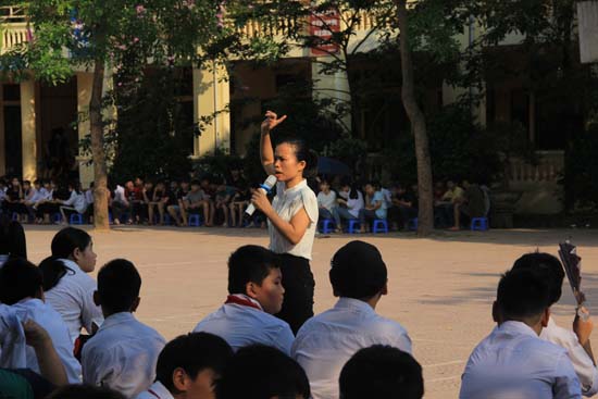 Hội nghị tuyên truyền kỹ năng ứng phó trước hình huống xâm hại trẻ em tại trường THCS Phùng Xá