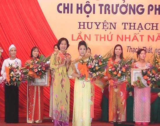 Chung khảo hội thi chi hội trưởng phụ nữ giỏi huyện Thạch Thất