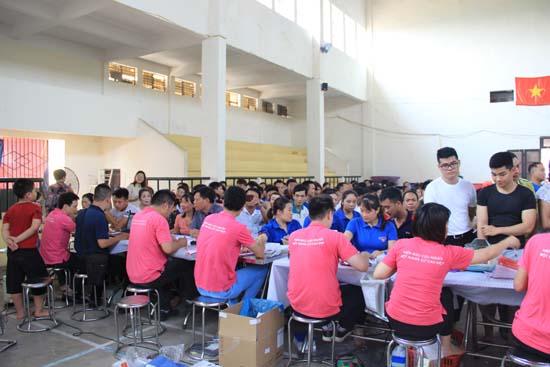 Hiến máu tình nguyện cụm 8 năm 2019