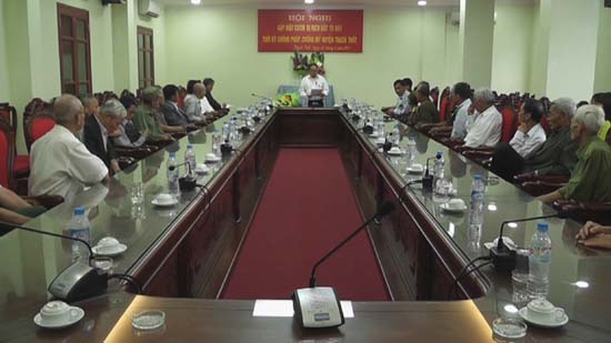 Hội nghị gặp mặt các chiến sĩ cách mạng bị địch bắt tù đày.