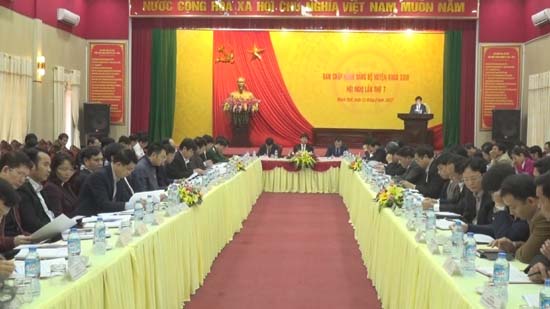 Hội nghị lần thứ 7 Ban Chấp hành Đảng bộ huyện Thạch Thất khóa XXIII