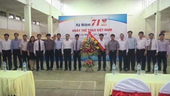 Kỷ niệm 71 năm ngày Thể thao Việt Nam.
