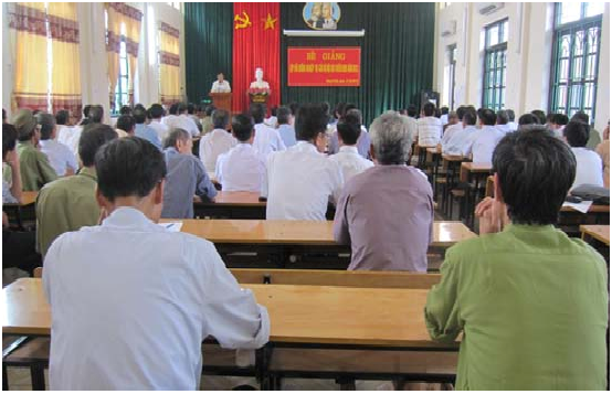 Thạch Thất 100 cán bộ hội cựu chiến binh được tập huấn nghiệp vụ công tác hội 