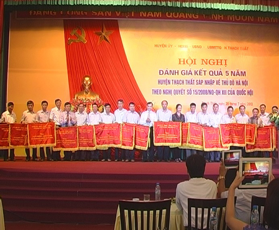 Huyện Thạch Thất đánh giá kết quả sau 5 năm thực hiện Nghị quyết số 15 của Quốc hội về mở rộng địa giới Thủ đô 