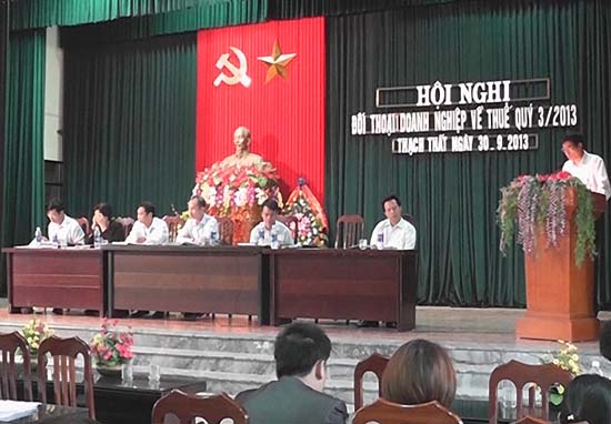Hội nghị đối thoại thuế quý 3 năm 2013.