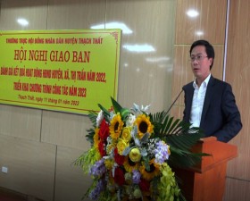 HĐND các cấp huyện Thạch Thất triển khai chương trình công tác năm 2023