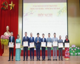 Trung tâm Văn hóa - Thông tin và Thể thao huyện Thạch Thất tổng kết hoạt động năm 2024.