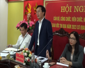 Đảng ủy cơ quan Dân, Đảng Huyện ủy triển khai nhiệm vụ năm 2023