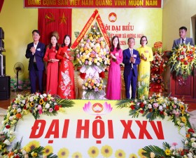 UB MTTQ xã Hương Ngải trọng thể tổ chức Đại hội Đại biểu lần thứ 25