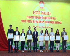 Ủy ban MTTQ huyện Thạch Thất hoàn thành xuất sắc nhiệm vụ năm 2022