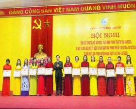 Hội LHPN huyện Thạch Thất phát động phong trào thi đua năm 2024