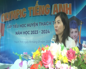 Cuộc thi Olympic Tiếng Anh cấp Tiểu học huyện Thạch Thất năm học 2023- 2024