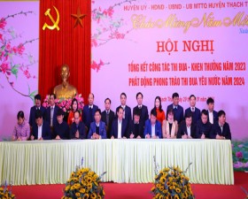 Thạch Thất phát động phong trào Thi đua năm 2024