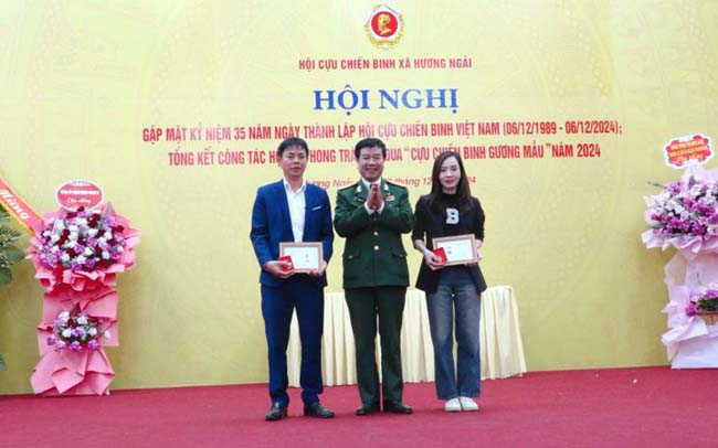 Hội Cựu chiến binh xã Hương Ngải nhiều năm liên tục Hoàn thành xuất sắc nhiệm vụ