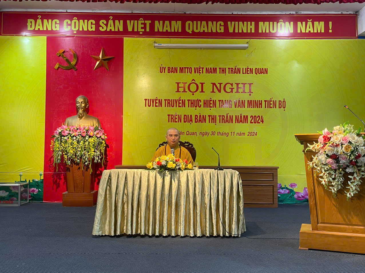 Thị trấn Liên Quan đẩy mạnh tuyên truyền thực hiện tang văn minh, tiến bộ 