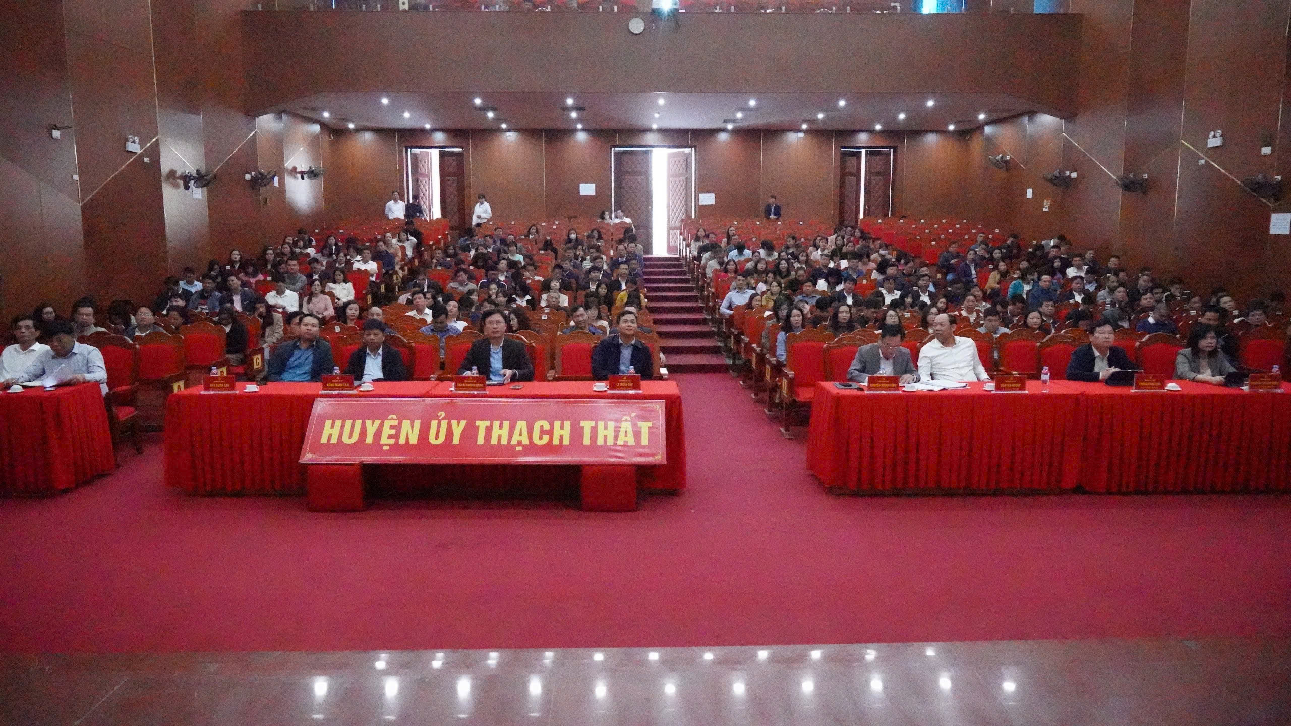 Thạch Thất- 6.677 đại biểu dự Hội nghị toàn quốc quán triệt, triển khai tổng kết việc thực hiện Nghị quyết số 18-NQ/TW