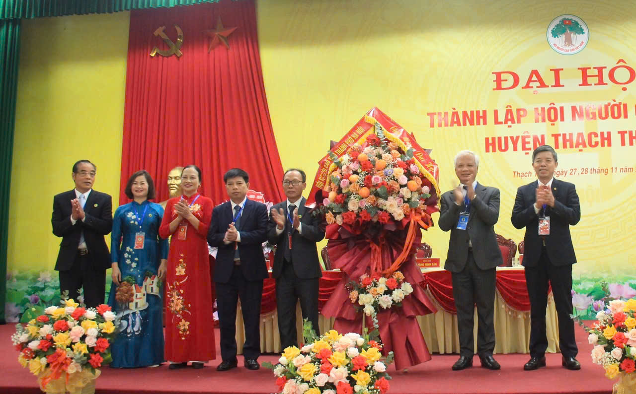 Đại hội thành lập Hội người cao tuổi Huyện Thạch Thất thành công tốt đẹp