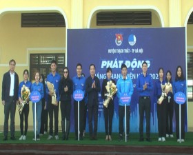 Huyện đoàn Thạch Thất: Phát động Tháng Thanh niên năm 2023