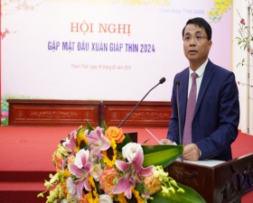 Thạch Thất mừng Đảng, mừng Xuân trong không khí vui tươi, lành mạnh, an toàn, tiết kiệm, phấn khởi