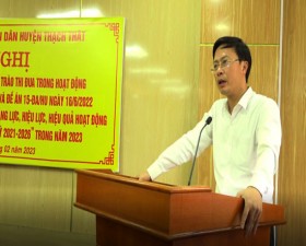 HĐND huyện triển khai kế hoạch thực hiện phong trào thi đua năm 2023 và Đề án số 15