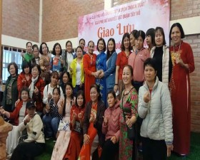 Câu lạc bộ Phụ nữ khuyết tật huyện Thạch Thất giao lưu chào mừng kỷ niệm ngày Quốc tế Phụ nữ 8/3