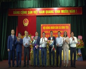 Đồng chí Cấn Việt Hùng được bầu giữ chức vụ Phó Chủ tịch UBND xã Bình Yên