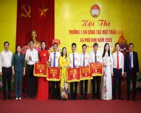Hội thi “Trưởng ban công tác Mặt trận giỏi” xã Phú Kim năm 2023