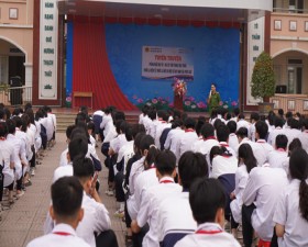 Trường THCS Thạch Thất tuyên truyền, phổ biến phòng chống Ma túy