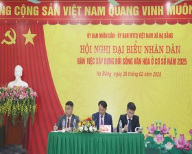 Hạ Bằng: Những kết quả tích cực trong xây dựng đời sống văn hóa cơ sở