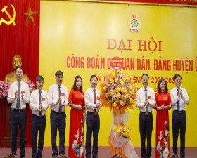 ĐẠI HỘI CÔNG ĐOÀN CƠ QUAN DÂN ĐẢNG HUYỆN ỦY NHIỆM  KỲ 2023- 2028