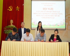 Tân Xã tuyên truyền pháp luật phòng ngừa tội phạm trên không gian mạng