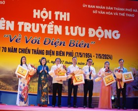 Hội thi tuyên truyền lưu động với chủ đề “Về với Điện Biên”