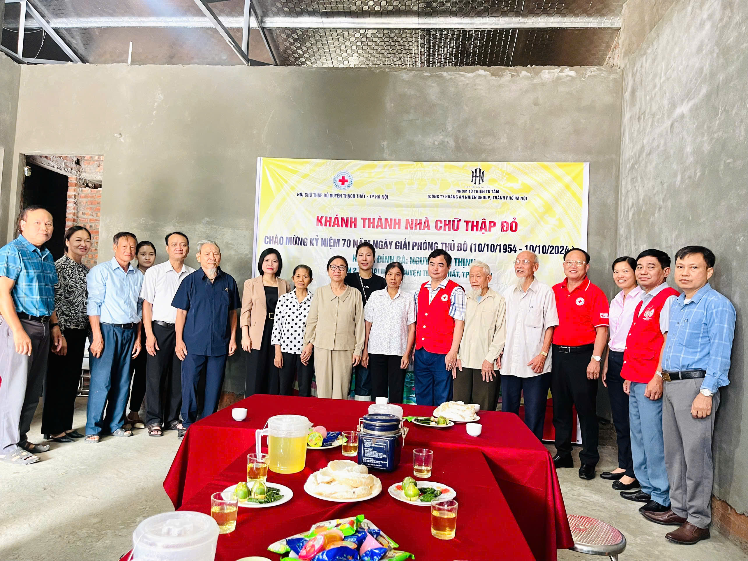 Thạch Thất: Khánh thành và bàn giao nhà Chữ thập đỏ cho hộ gia đình có hoàn cảnh khó khăn tại xã Đại Đồng