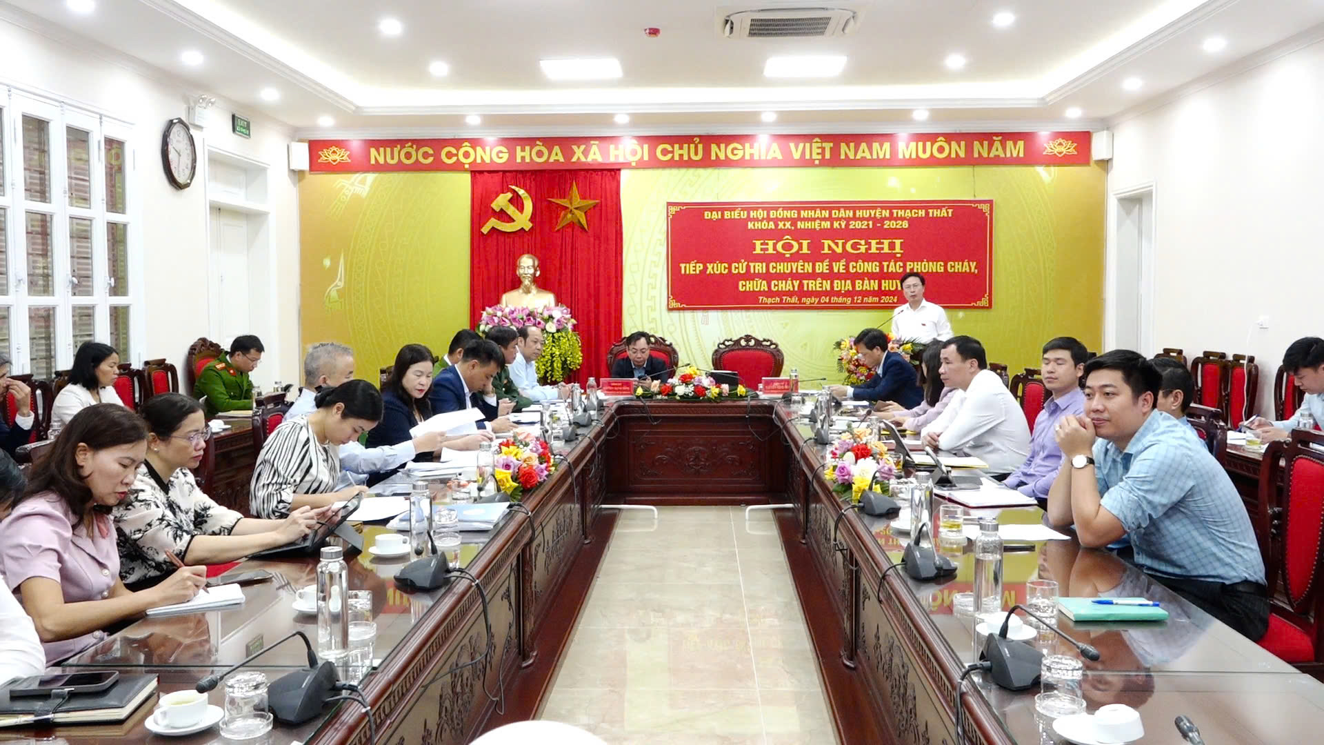 THẠCH THẤT TIẾP XÚC CỬ TRI CHUYÊN ĐỀ PHÒNG CHÁY CHỮA CHÁY