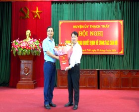 Công bố Quyết định công tác cán bộ tại Xã Bình Yên 