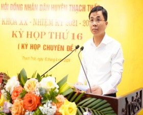 Ban chấp hành Đảng bộ huyện Thạch Thất xem xét 4 nội dung quan trọng